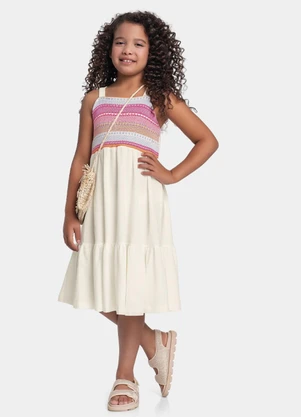 Fakini Kids - Vestido Bege - FAKINI KIDS
