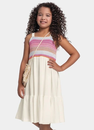 Fakini Kids - Vestido Bege - FAKINI KIDS