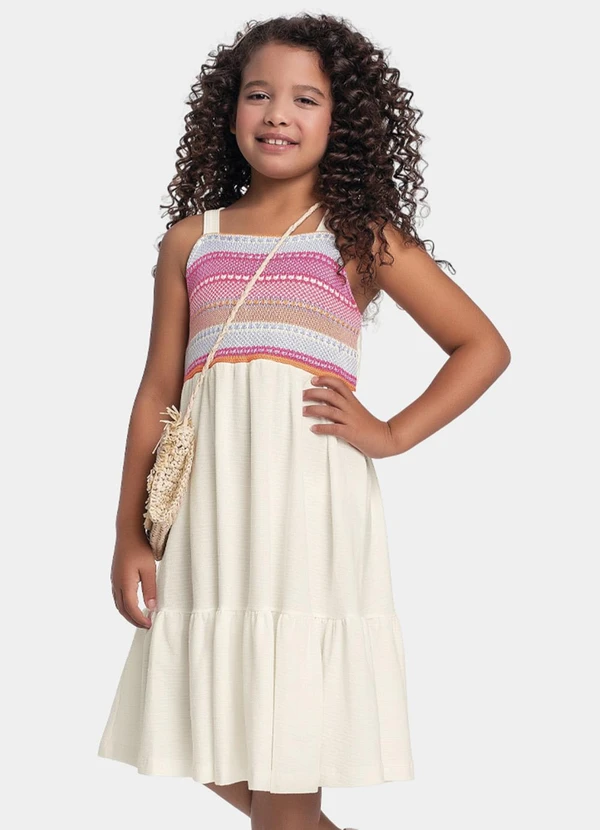 Fakini Kids - Vestido Bege 2