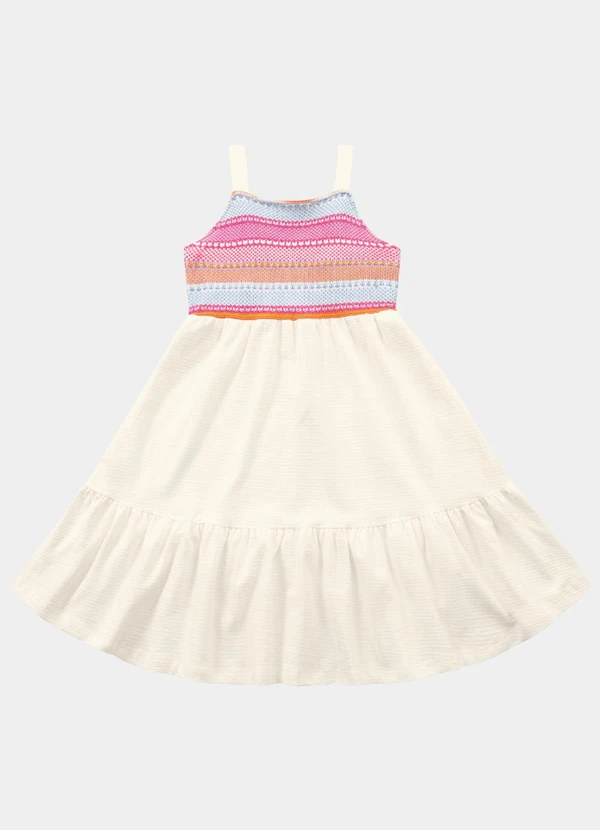 Fakini Kids - Vestido Bege 3
