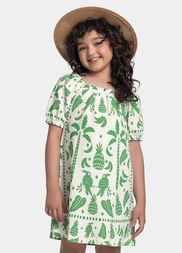 Fakini Kids - Vestido Bege 2