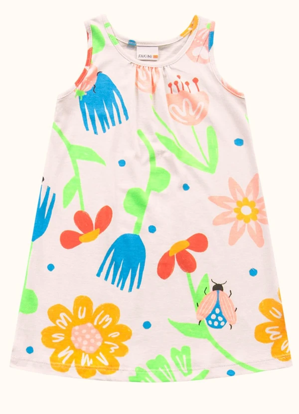 Fakini Kids - Vestido Bege