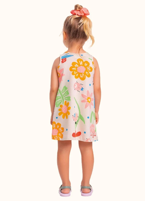 Fakini Kids - Vestido Bege 2