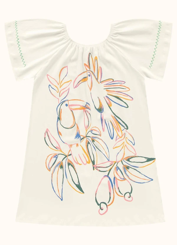 Fakini Kids - Vestido Bege 3