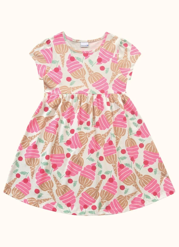 Fakini Kids - Vestido Bege 3