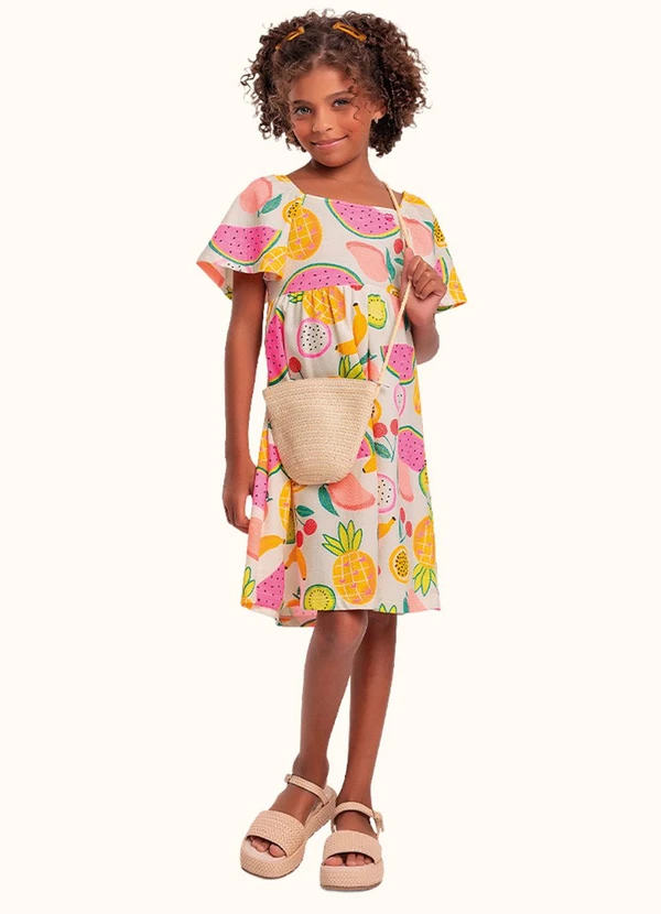 Fakini Kids - Vestido Bege