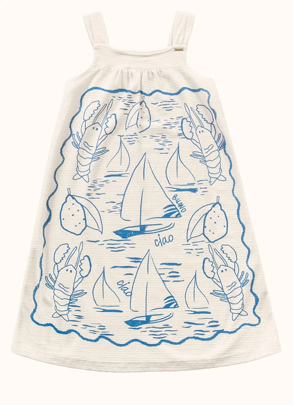 Fakini Kids - Vestido Bege 3