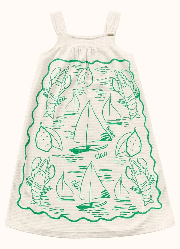 Fakini Kids - Vestido Bege