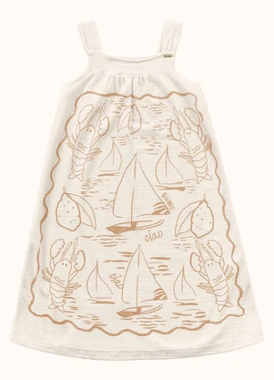 Fakini Kids - Vestido Bege - FAKINI KIDS