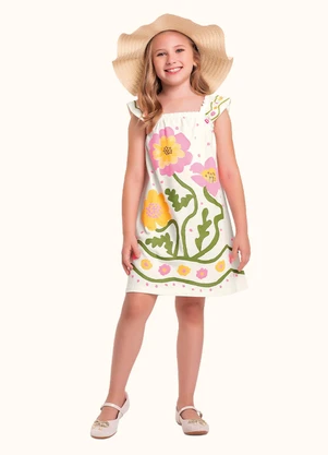 Fakini Kids - Vestido Bege - FAKINI KIDS