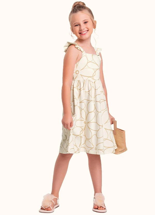 Fakini Kids - Vestido Bege