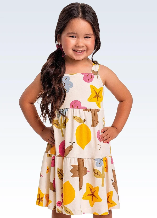 Fakini Kids - Vestido Bege