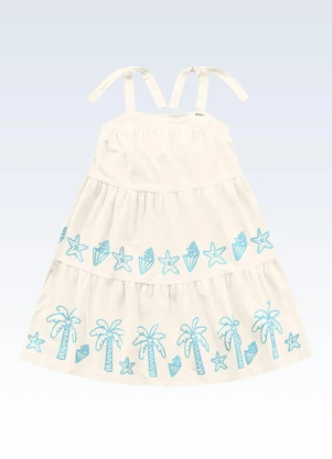 Fakini Kids - Vestido Bege - FAKINI KIDS