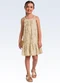 Fakini Kids - Vestido Azul - variação: Bege
