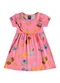 Bee Loop - Vestido Bichinhos Infantil Rosa - variação: Rosa