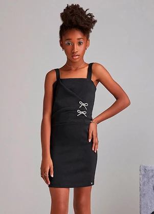 I Am - Vestido Black com Laço Preto - I AM