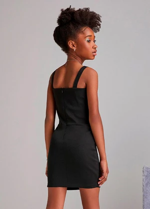 I Am - Vestido Black com Laço Preto - I AM