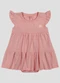 Kely Kety - Vestido Body em Malha Trabalhada Striped Verde - variação: Rosa