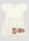 Kely Kety - Vestido Body Infantil Cotton Rosa - variação: Bege