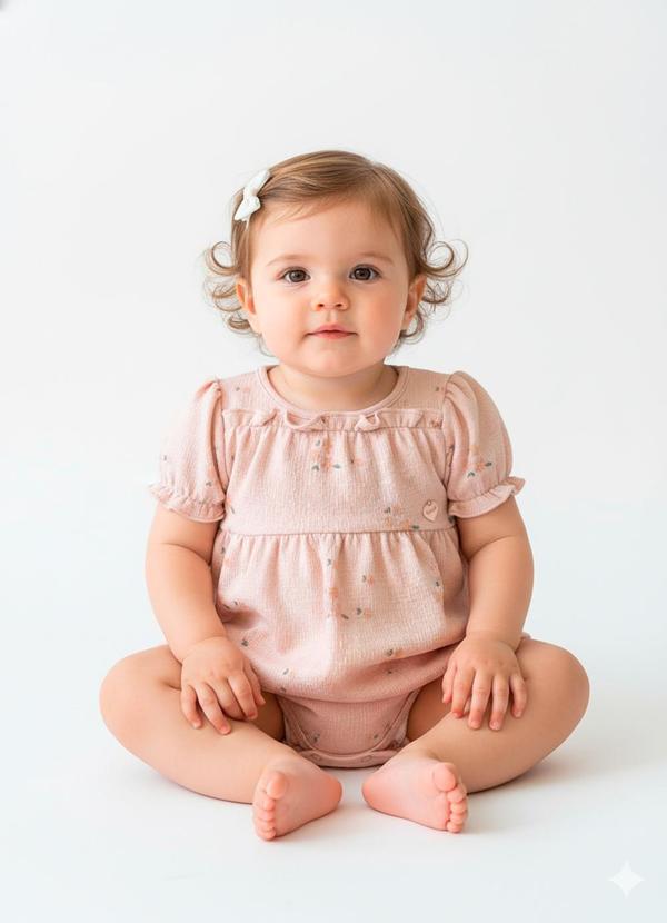 Amada - Vestido Body com Babado Franzido Bege