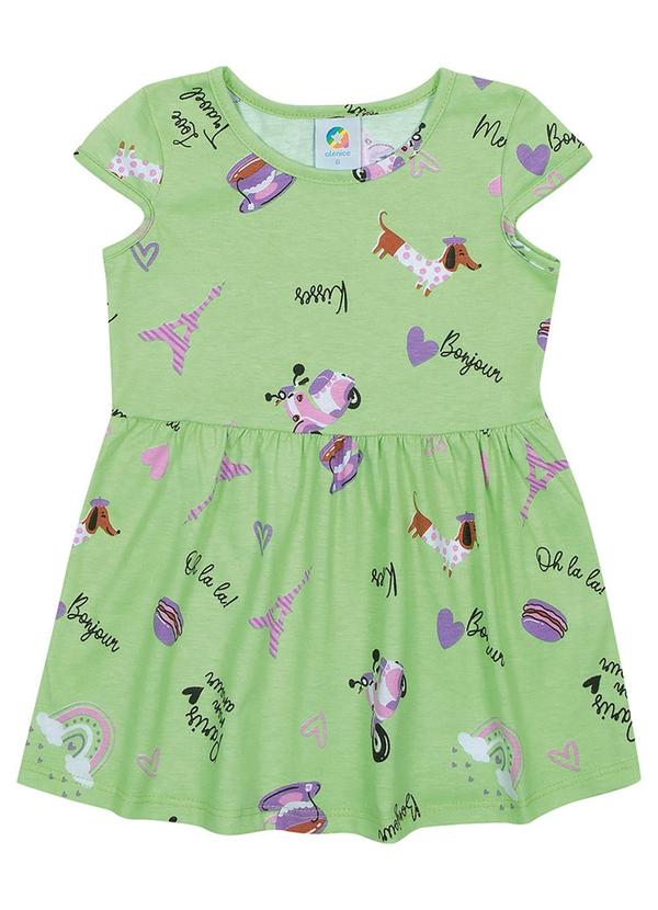 Alenice - Vestido Bonjour Meninas Verde
