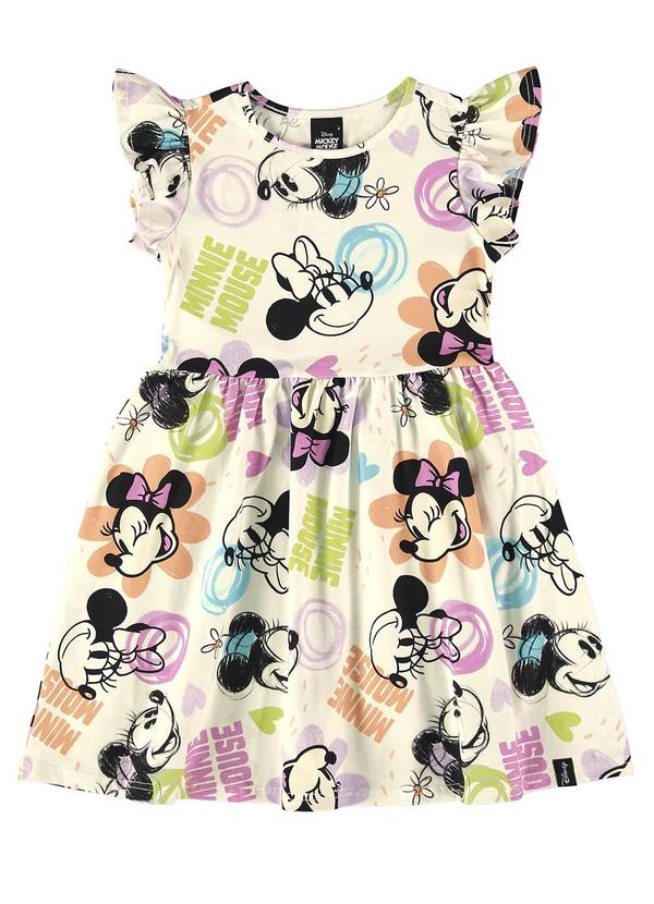 Malwee Kids - Vestido Branco Godê Minnie® 3