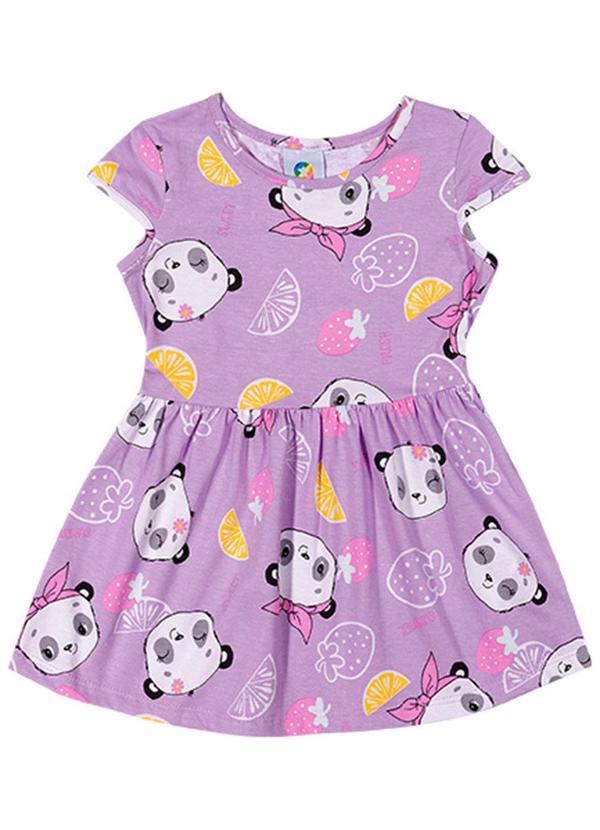 Alenice - Vestido Brisa do Verão Menina Roxo