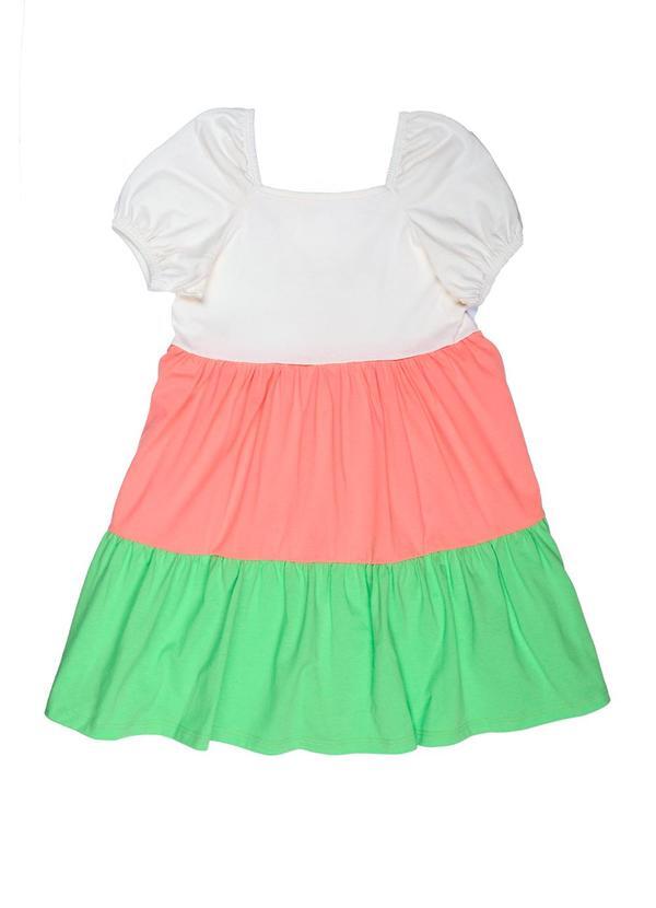 Tink Bink - Vestido c/ Recortes 3 Marias Verde