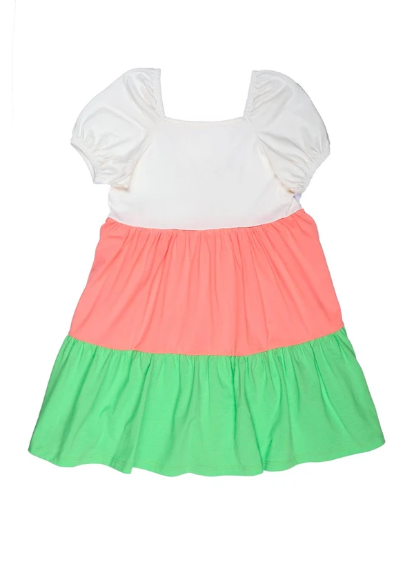 Tink Bink - Vestido c/ Recortes 3 Marias Verde