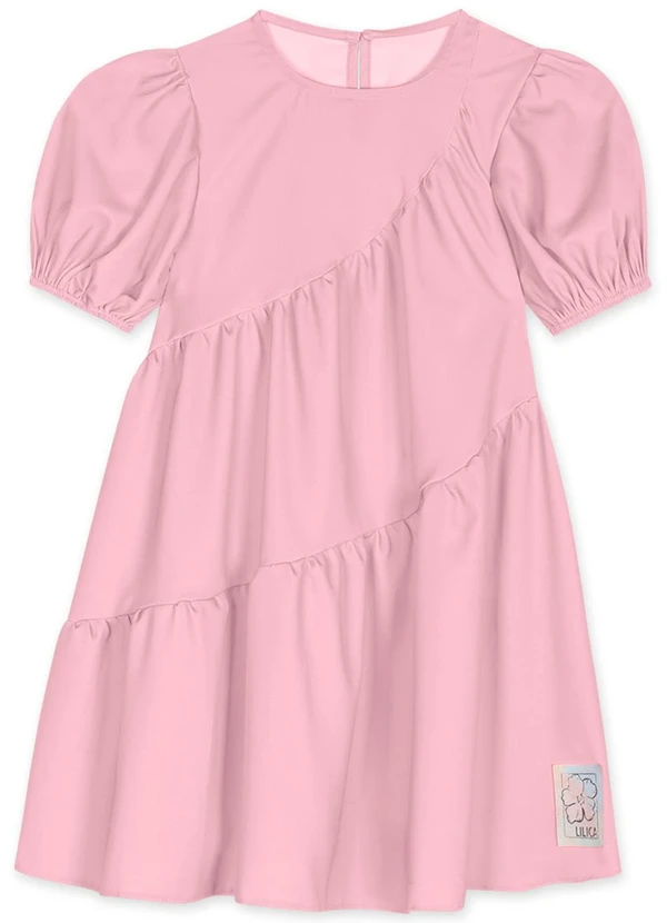 Lilica Ripilica - Vestido Candy Color Menina Rosa