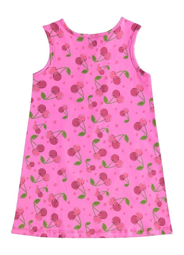 Bee Loop - Vestido Cerejinhas Infantil Roxo 2