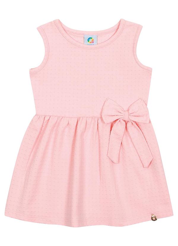 Alenice - Vestido Chic Times Meninas Rosa