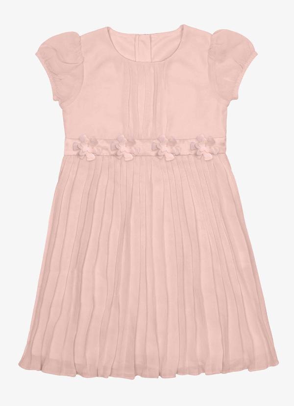 Trick Nick - Vestido Chiffon Plissado Rosa 6