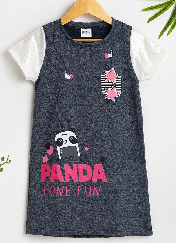 Fakini Kids - Vestido Cinza