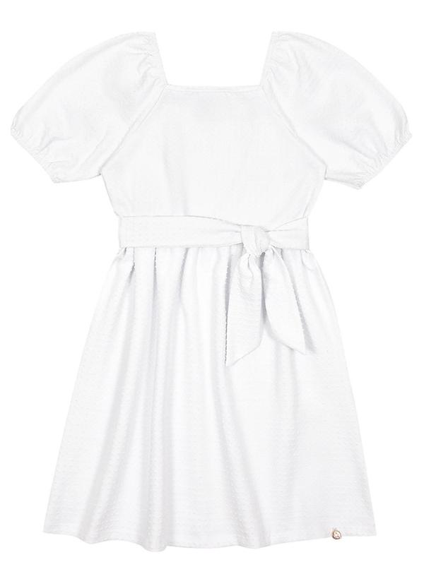 Alenice - Vestido Classic Moments Meninas Branco