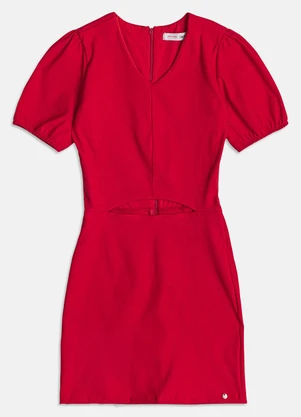 I Am - Vestido com Abertura Vermelho - I AM