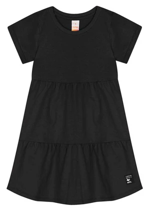 Marisol - Vestido com Aroma Infantil Feminino Preto - MARISOL