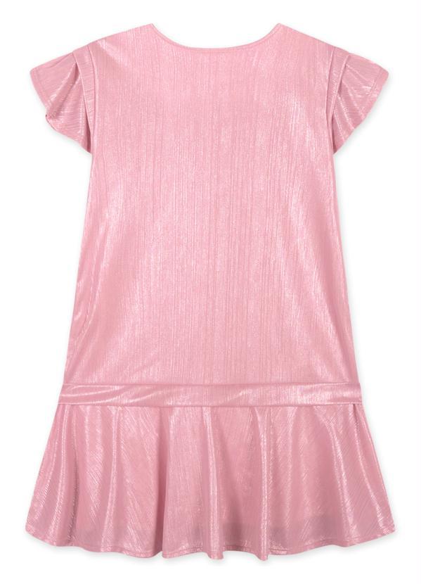 Lilica Ripilica - Vestido com Brilho MeninaRosa 2