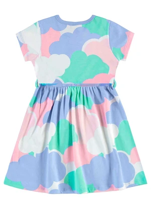 Bee Loop - Vestido com Cinto Infantil Azul - BEE LOOP