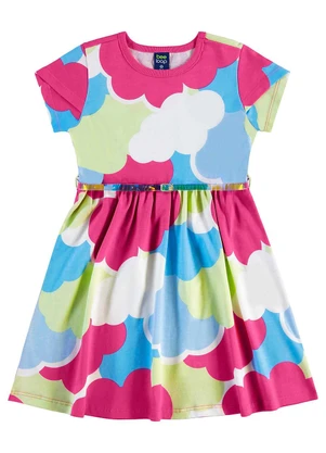 Bee Loop - Vestido com Cinto Infantil Rosa - BEE LOOP