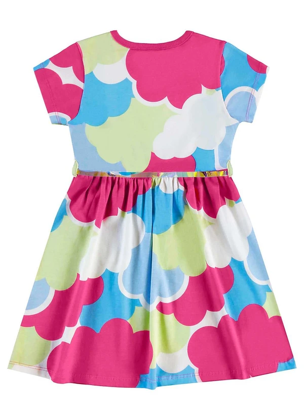 Bee Loop - Vestido com Cinto Infantil Rosa 3
