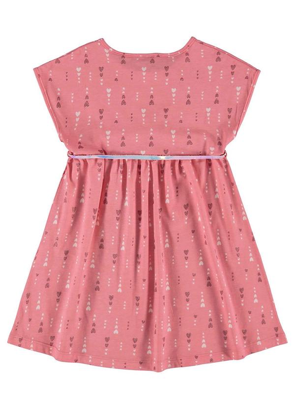 Bee Loop - Vestido com Cinto para Menina Rosa 2