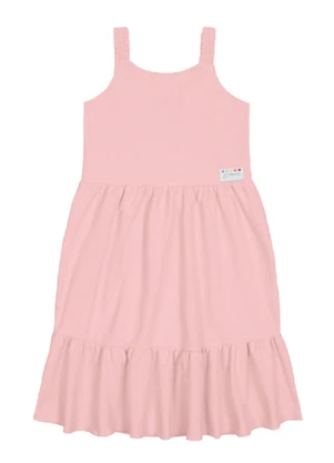 Abrange - Vestido com Detalhe Costas Rosa - ABRANGE