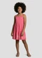 Kely Kety - Vestido com em Relevo, Glitter e Aplique Rosa - variação: Rosa