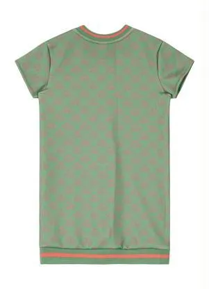 Lilica Ripilica - Vestido com Estampa Interativa Malha Verde - LILICA RIPILICA