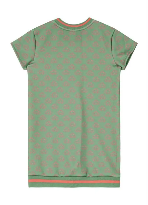 Lilica Ripilica - Vestido com Estampa Interativa Malha Verde 2