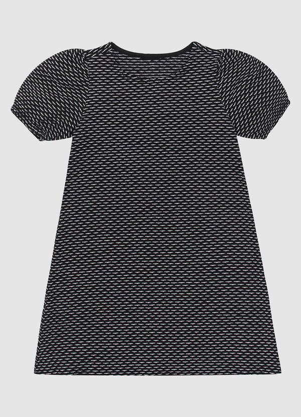 Malwee Kids - Vestido com Manga Bufante em Malha Branco