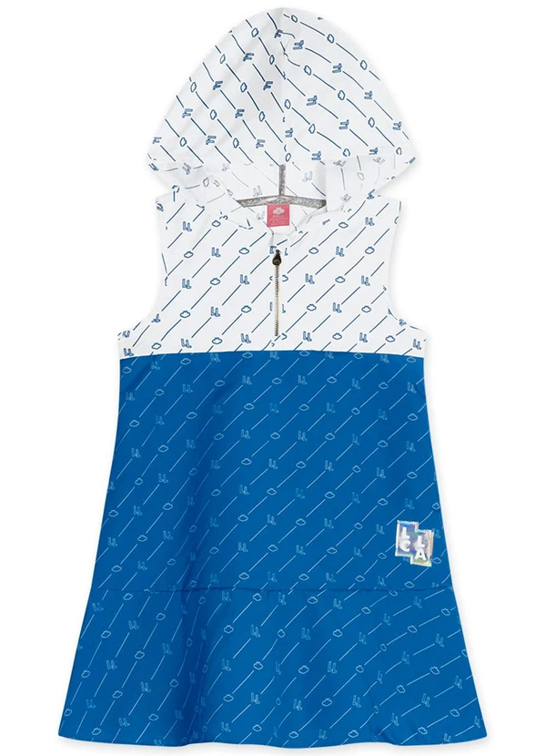 Lilica Ripilica - Vestido com Repelência a Água Azul 2
