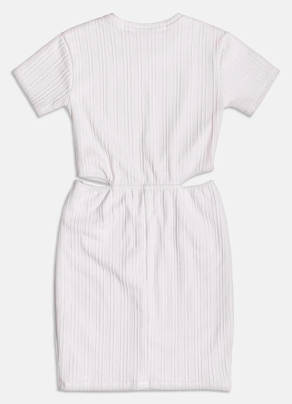 I Am - Vestido com Vazado Branco 2