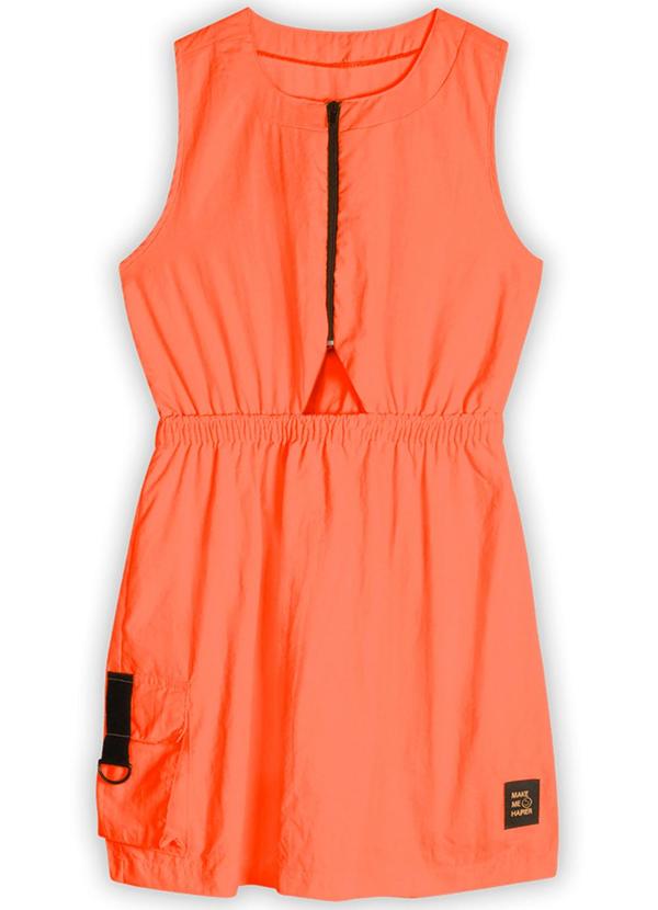 Hapier - Vestido Corta Laranja